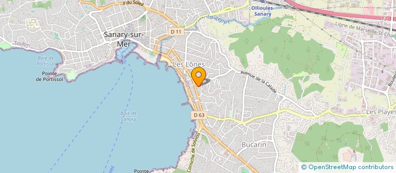 localisation de l'entreprise RICHARD FORMATION SECURITE à SIX-FOURS-LES-PLAGES