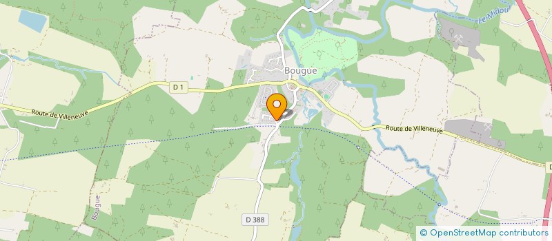 localisation de l'entreprise RICHARD - GEORGE  BOUGUE