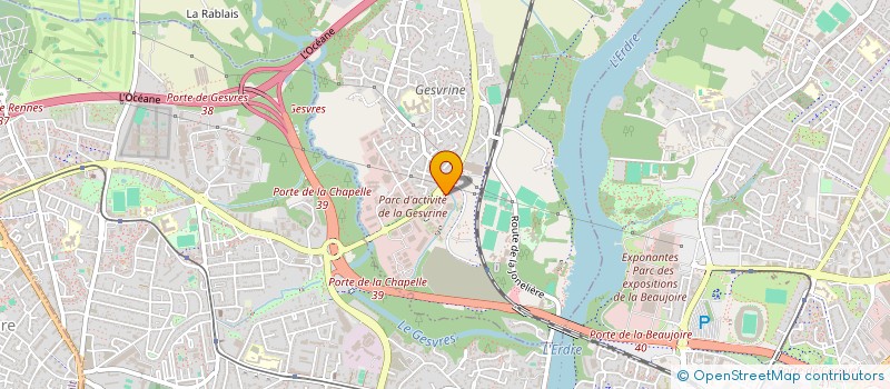 localisation de l'entreprise RICHARD GESVR'AUTOS à LA CHAPELLE-SUR-ERDRE