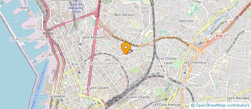localisation de l'entreprise RICHARD GILBERT SARL à MARSEILLE