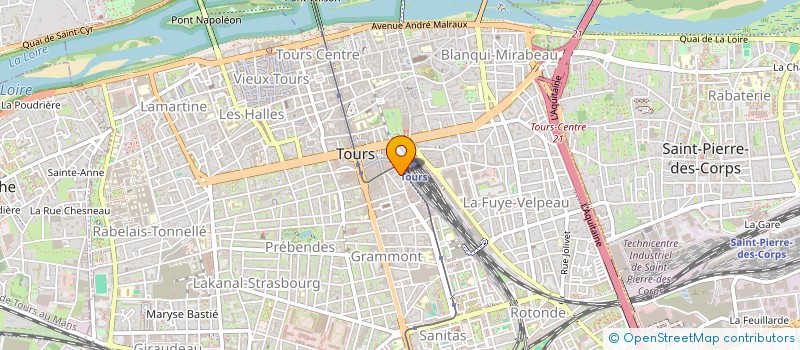 localisation de l'entreprise RICHARD INDIVISION  TOURS