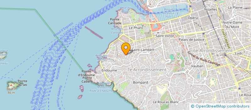 localisation de l'entreprise RICHARD INVEST à MARSEILLE