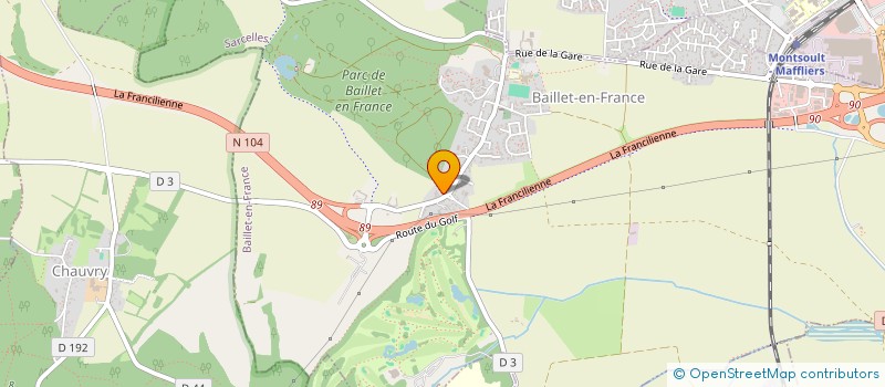 localisation de l'entreprise RICHARD INVEST  BAILLET-EN-FRANCE