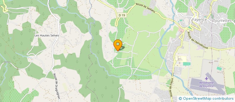 localisation de l'entreprise RICHARD INVEST  FAYENCE