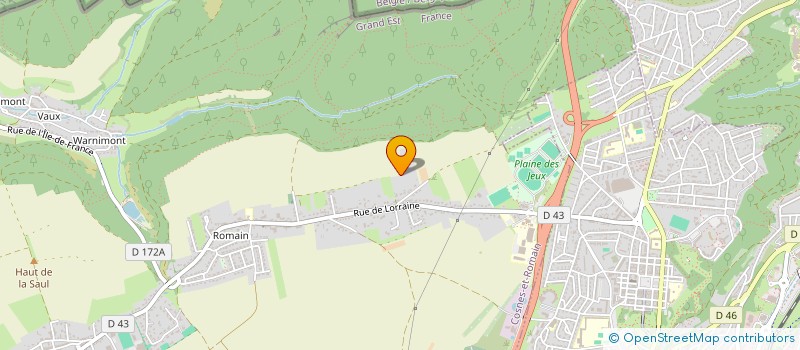 localisation de l'entreprise RICHARD J-A  COSNES-ET-ROMAIN