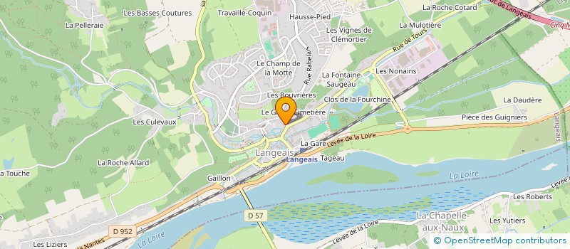 localisation de l'entreprise RICHARD JOUNEAU à LANGEAIS