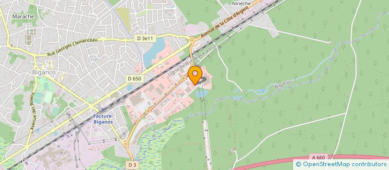 localisation de l'entreprise RICHARD K  BIGANOS