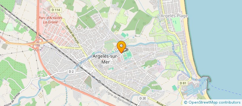 localisation de l'entreprise RICHARD LEDRU à ARGELES-SUR-MER