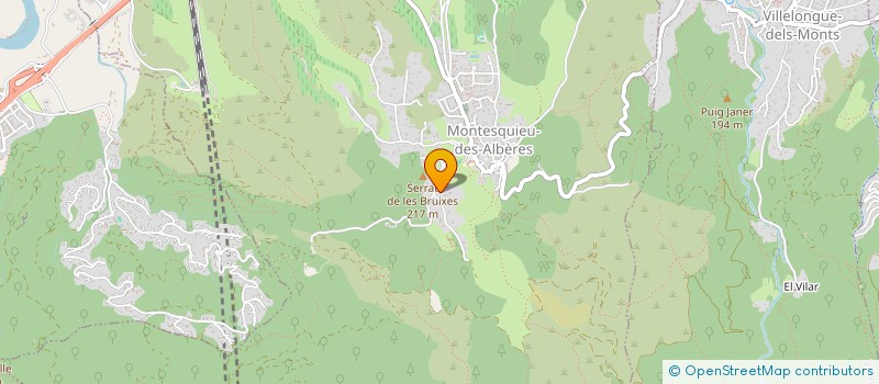 localisation de l'entreprise RICHARD LOTZ INGENIERIE  MONTESQUIEU-DES-ALBERES