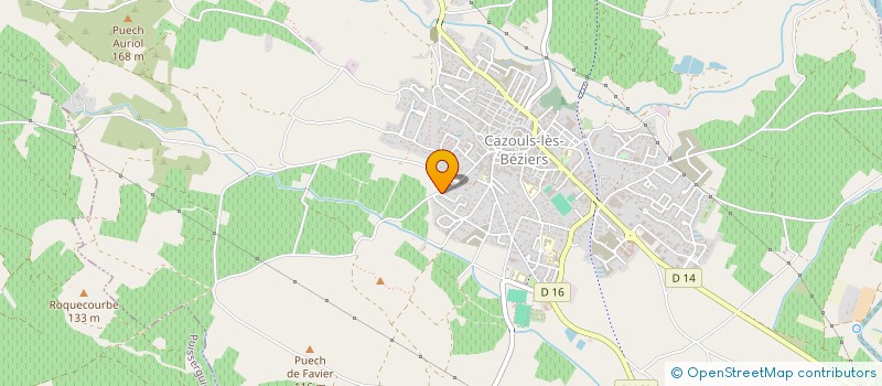 localisation de l'entreprise RICHARD MACONNERIE  CAZOULS-LES-BEZIERS