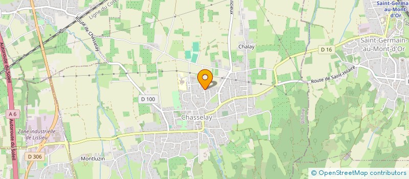 localisation de l'entreprise RICHARD MARTINEZ PROMOTION  CHASSELAY