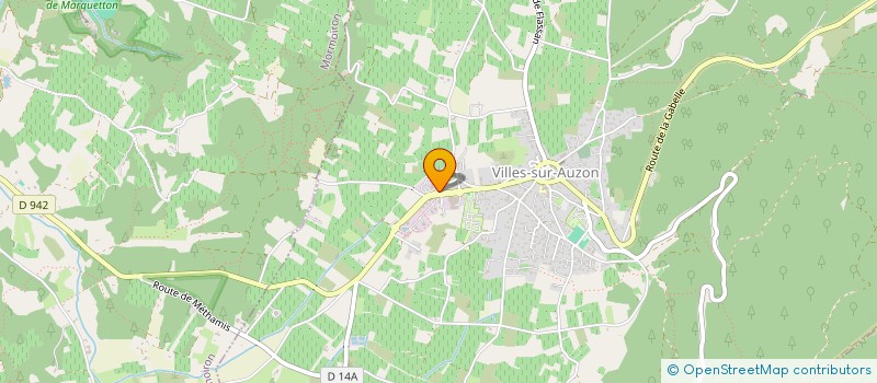 localisation de l'entreprise RICHARD MATERIAUX ET LOCATION à VILLES-SUR-AUZON