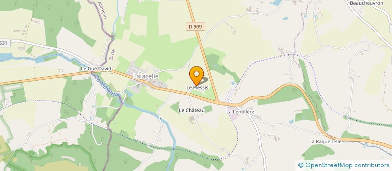 localisation de l'entreprise RICHARD MICHEL SIMONE ROLAND à ROUPERROUX