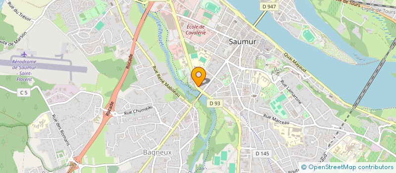 localisation de l'entreprise RICHARD MONTAIS CONCEPT  SAUMUR