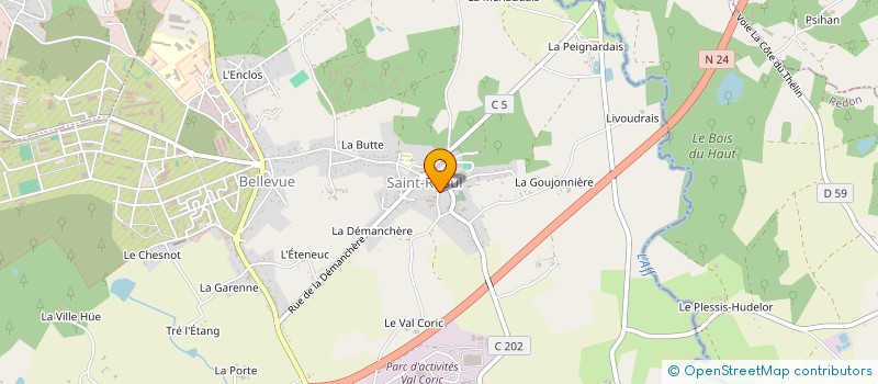 localisation de l'entreprise RICHARD MULTISERVICES  DAMGAN