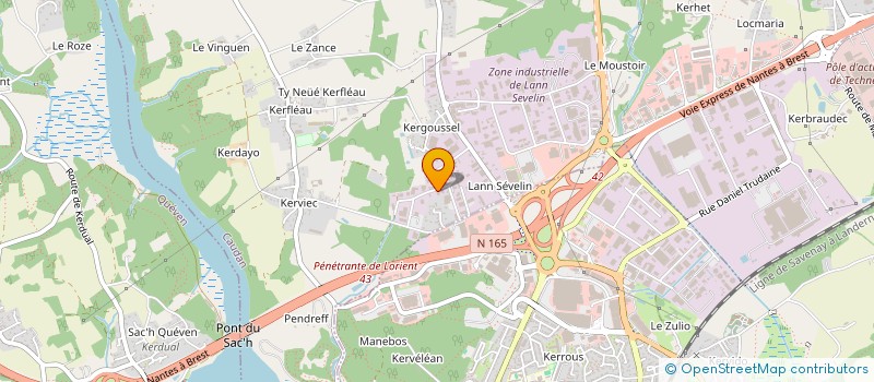 localisation de l'entreprise RICHARD NETTOYAGE  LANESTER