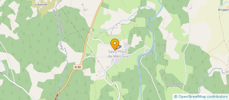 localisation de l'entreprise RICHARD NRJ  SAINT-FLOUR-DE-MERCOIRE