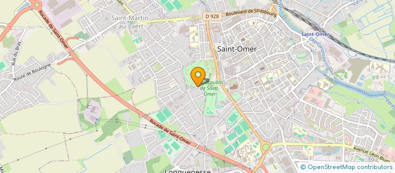 localisation de l'entreprise RICHARD PHILIPPE ET SYLVIE DES GLACIS  LONGUENESSE