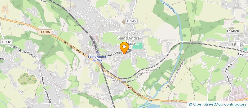 localisation de l'entreprise RICHARD PIERRE VIVIER  LES ABRETS-EN-DAUPHINE