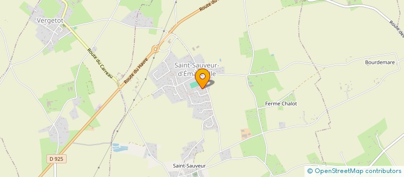 localisation de l'entreprise RICHARD-ROUSSELLIN  SAINT-SAUVEUR-D'EMALLEVILLE