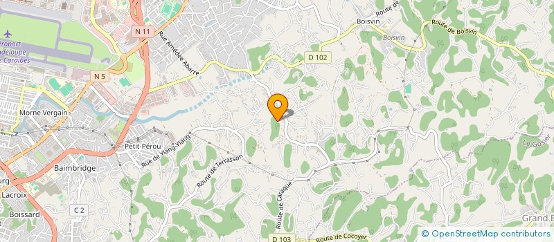 localisation de l'entreprise RICHARD'S  LES ABYMES