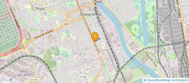 localisation de l'entreprise RICHARD'S OSTEOPATHIC RESEARCH INSTITUTE à CHOISY-LE-ROI