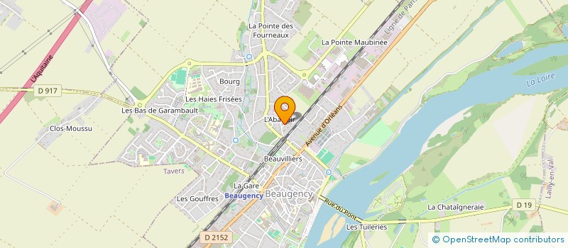 localisation de l'entreprise RICHARD SANS FRONTIERES à BEAUGENCY
