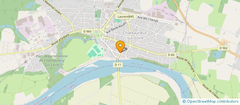 localisation de l'entreprise RICHARD SAS à CHATEAUNEUF-SUR-LOIRE