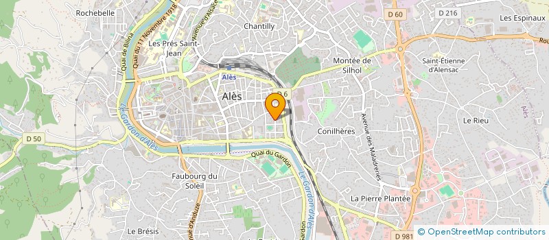 localisation de l'entreprise RICHARD SATEM TBC à ALES