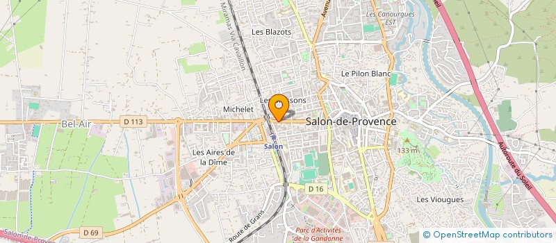 localisation de l'entreprise RICHARD - SOCIETE D'ETUDES ET DE TRAVAUX DE PRECISION à SALON-DE-PROVENCE