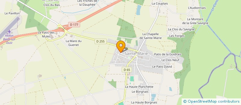 localisation de l'entreprise RICHARD TAXI  SAINTE-MARIE