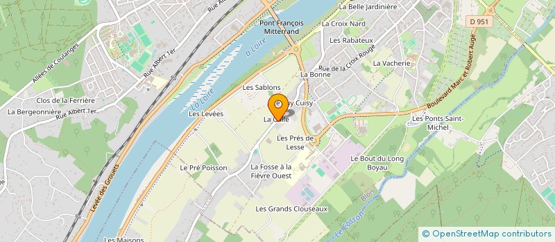 localisation de l'entreprise RICHARD TERRASSEMENT ET TRAVAUX PUBLICS DE BAS-RIVIERE  CANDE-SUR-BEUVRON