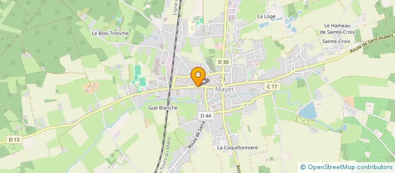 localisation de l'entreprise RICHARD THIERRY AUTOMOBILE  MAYET