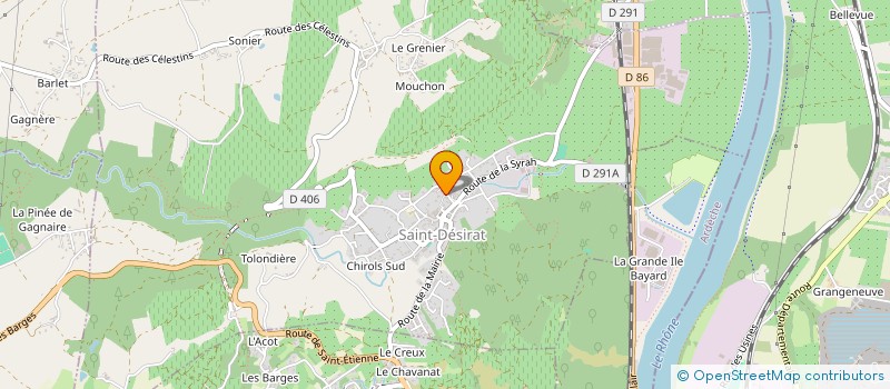 localisation de l'entreprise RICHARD TRISTAN MACONNERIE  BOGY