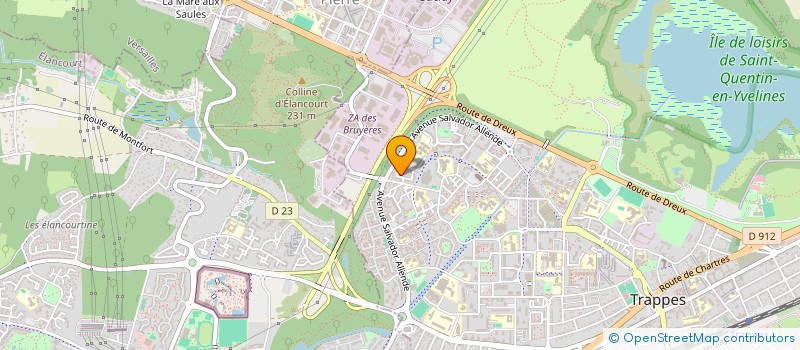 localisation de l'entreprise RICHARD YVIN MEITE  TRAPPES