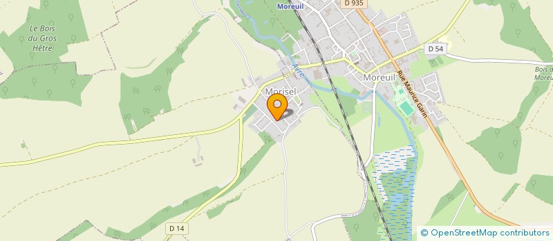 localisation de l'entreprise RICHARDHOUPIN  MORISEL