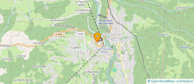 localisation de l'entreprise RICHARDS KING  SAINT-GERVAIS-LES-BAINS