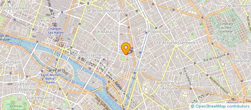 localisation de l'entreprise RICHARME ET COUILLAUD  PARIS