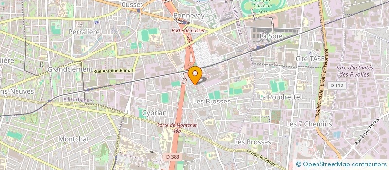 localisation de l'entreprise RICHAROSS à VILLEURBANNE