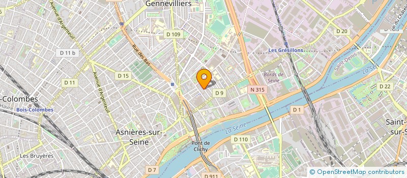localisation de l'entreprise RICHATEAU à GENNEVILLIERS