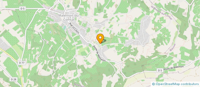 localisation de l'entreprise RICHAUD  MALEMORT-DU-COMTAT