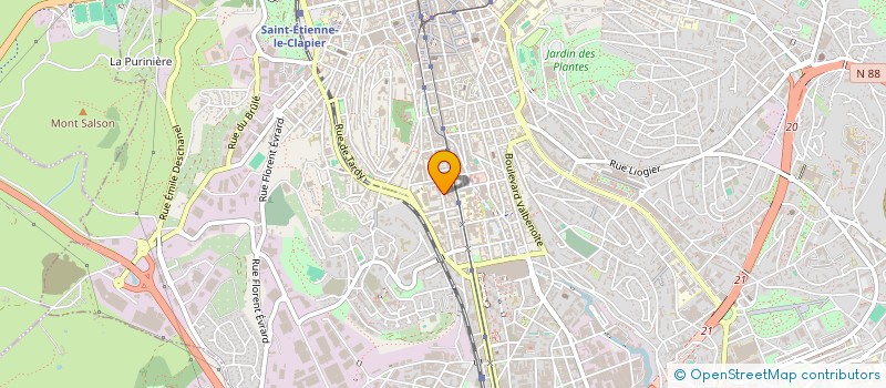 localisation de l'entreprise RICHAUTOCARS  SAINT-ETIENNE