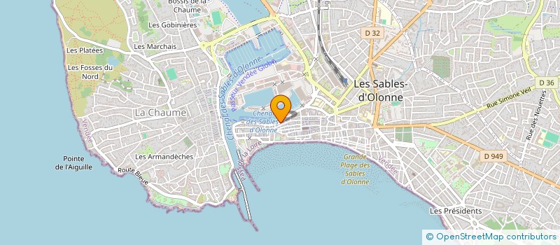 localisation de l'entreprise RICHE à LES SABLES D'OLONNE