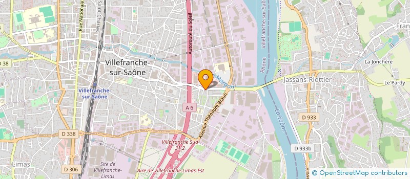 localisation de l'entreprise RICHE SARL à VILLEFRANCHE-SUR-SAONE