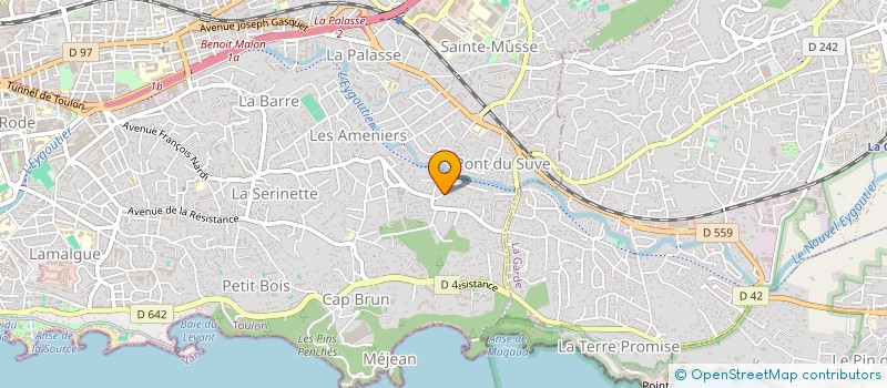 localisation de l'entreprise RICHEBE  TOULON