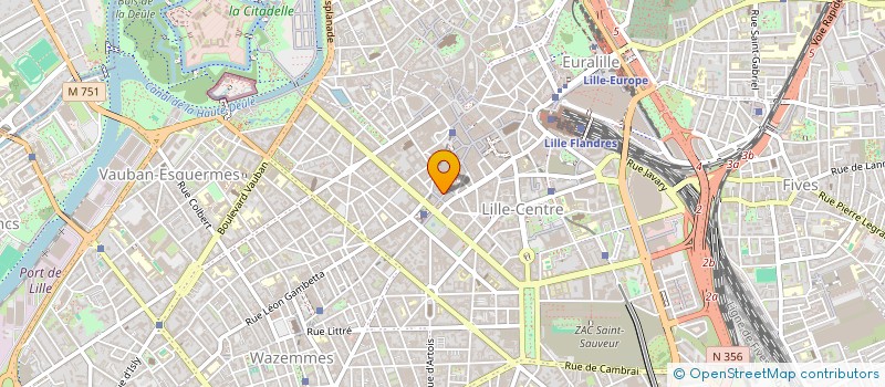 localisation de l'entreprise RICHEBE SNC à LILLE