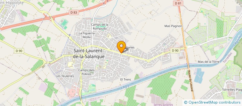 localisation de l'entreprise RICHELIEN EURL  SAINT-LAURENT-DE-LA-SALANQUE