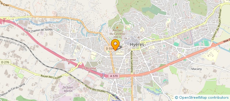 localisation de l'entreprise RICHELIEU à HYERES