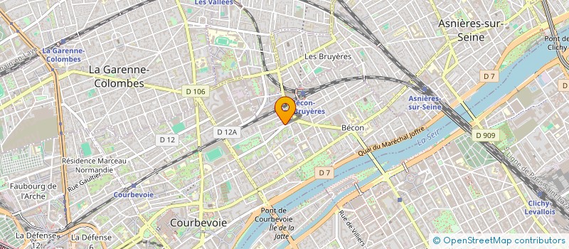 localisation de l'entreprise RICHELIEU à COURBEVOIE
