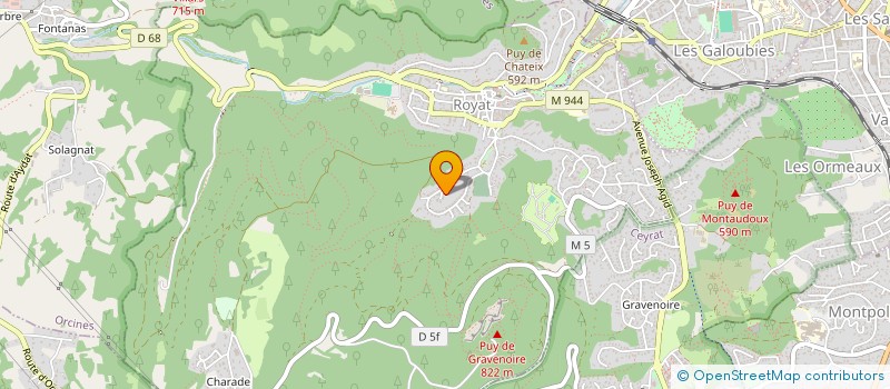 localisation de l'entreprise RICHELIEU  ROYAT